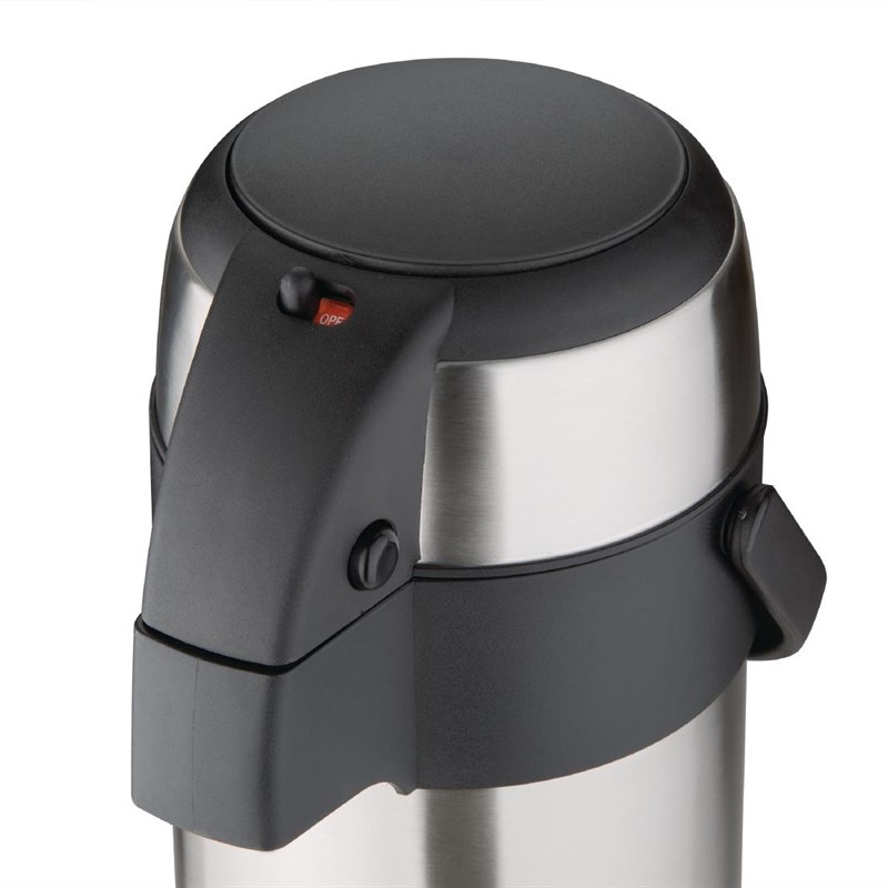 Olympia K635 Pompthermos 2.5l RVS Grijs