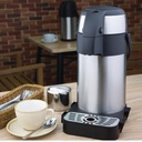 Olympia K635 Pompthermos 2.5l RVS Grijs