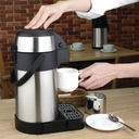 Olympia K635 Pompthermos 2.5l RVS Grijs