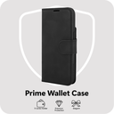 Just in Case leren Wallet Case PrimeWallet iPhone 17 Zwart