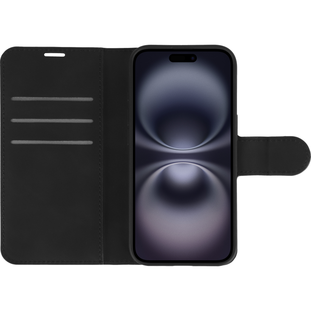 Just in Case leren Wallet Case PrimeWallet iPhone 17 Zwart