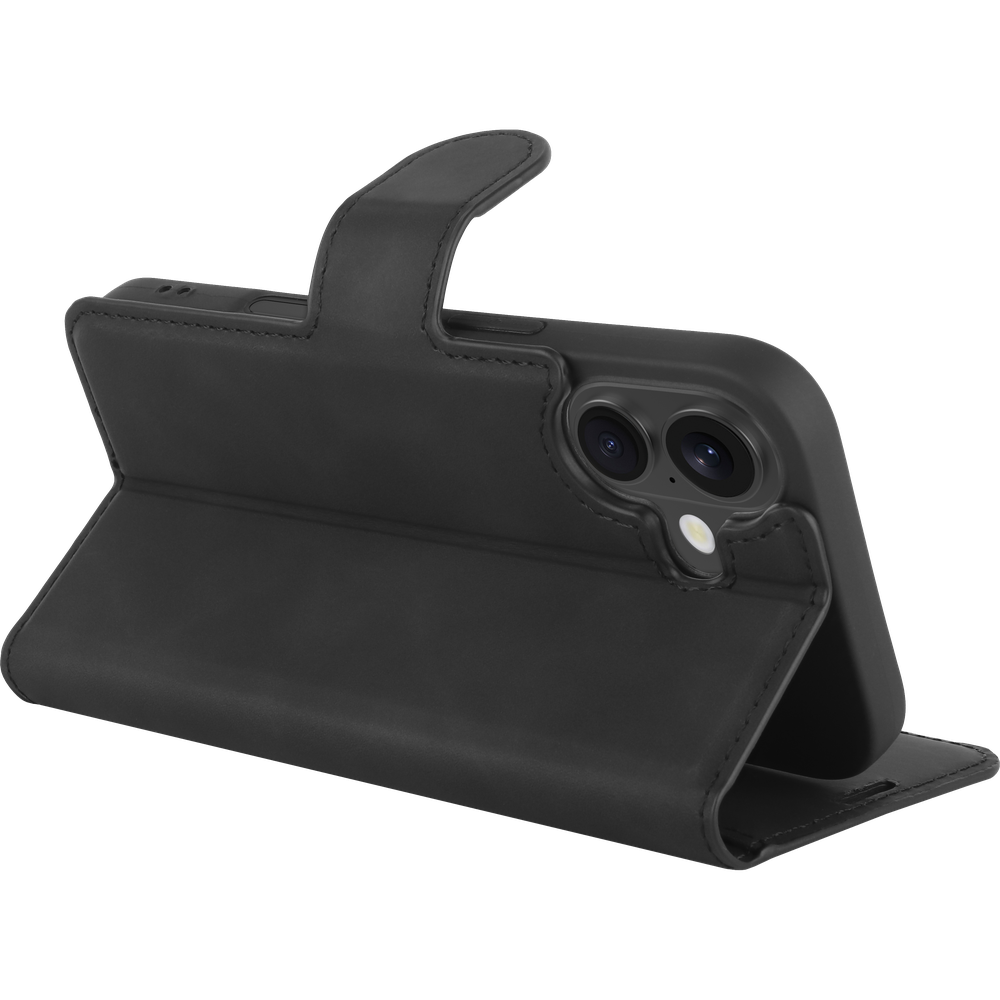 Just in Case leren Wallet Case PrimeWallet iPhone 17 Zwart