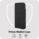 Just in Case MAP2762PW1 leren Wallet case PrimeWallet iPhone 17 Pro Zwart