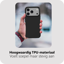 Just in Case MAP2763ZC1 Zachte TPU Back Cover Zero% iPhone 17 Pro Max Zwart