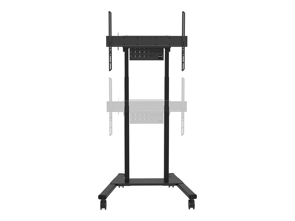 Newstar Neomounts Gemotoriseerde 111,3-176,3 cm Mobiele Vloerstandaard 55-100" 110 kg zwart