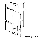 Bosch KIS86AFE0 Inbouw Koel/Vries-Combi Serie 6 177,2 cm 266l Deur op deur Wit