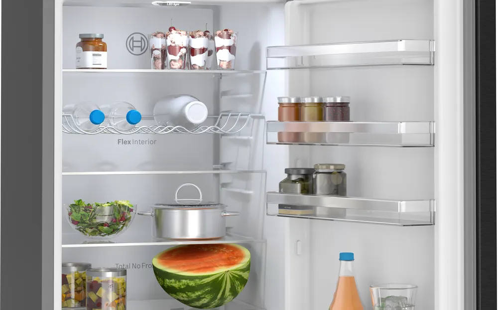 Bosch KGN39VXAU Koel/Vries-Combi Serie 4 203cm 363l NoFrost Zwart