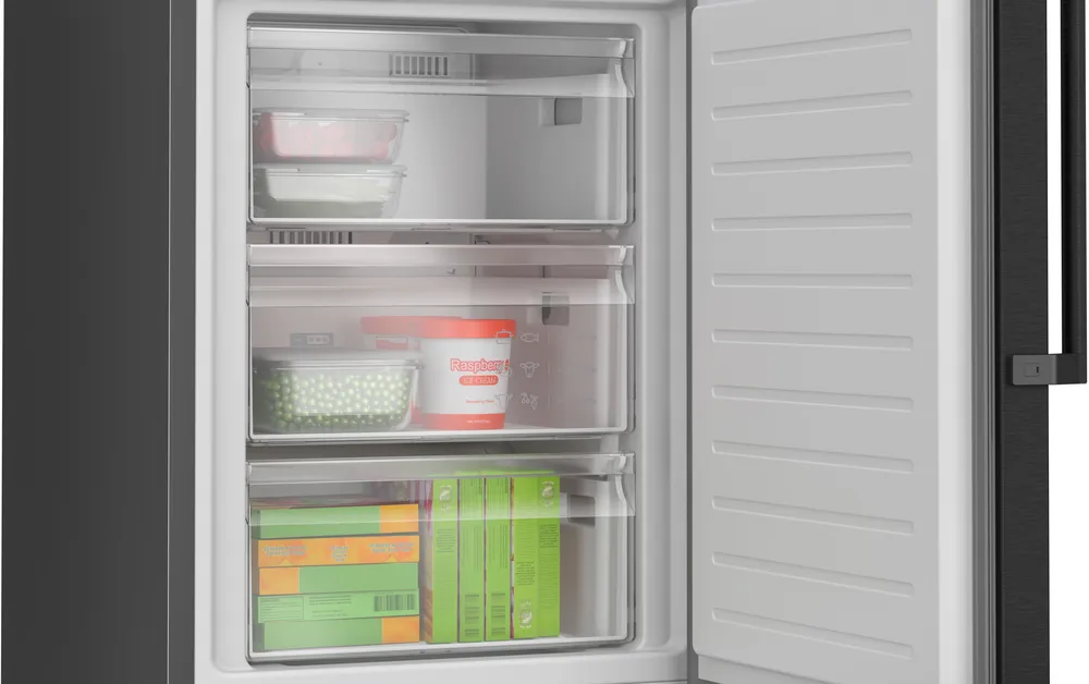 Bosch KGN39VXAU Koel/Vries-Combi Serie 4 203cm 363l NoFrost Zwart