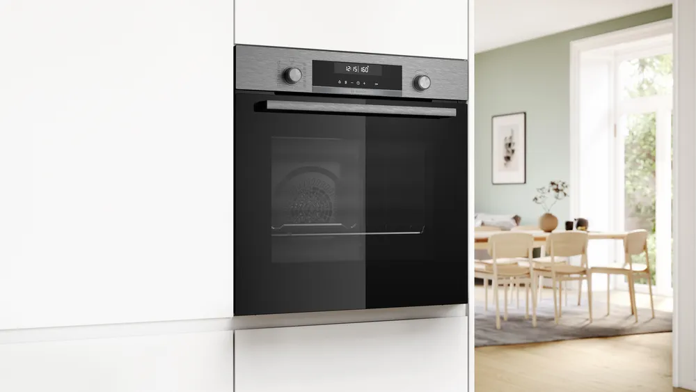 Bosch HBG578ES7 Inbouw Oven Serie 6 60cm 71l Pyrolyse Zwart/inox