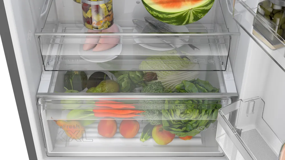 Bosch KGN49OCAF Koel/Vries-Combi Serie 4 203x70cm 440l NoFrost Zwart