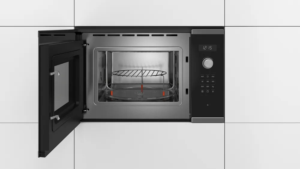 Bosch BEL554MS0 Inbouw Microgolfoven Met Grill Serie 6 38cm 900W Zwart