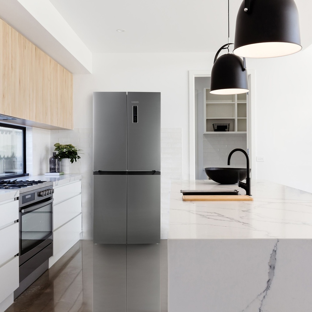 Domo DO99504M Vrijstaande Koelkast French Door 180x79cm 362l Grijs