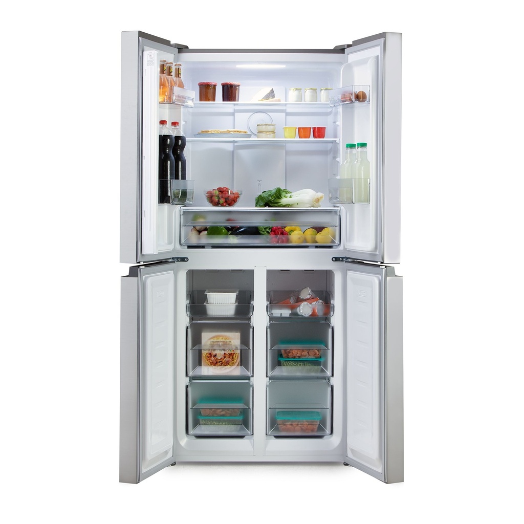 Domo DO99504M Vrijstaande Koelkast French Door 180x79cm 362l Grijs