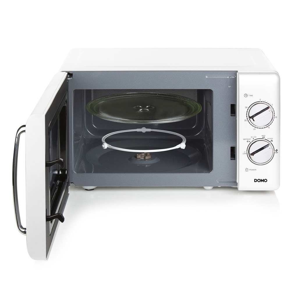 Domo DO3125 Vrijstaande microgolf 28x48cm 25l 900W Wit
