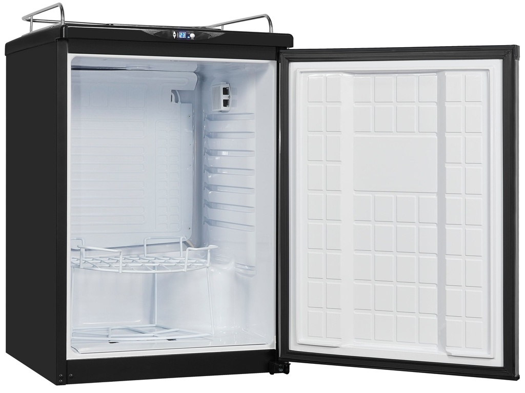 Exquisit BK160HE300GINOX Vrijstaande Koelkast 89cm 163l Zwart