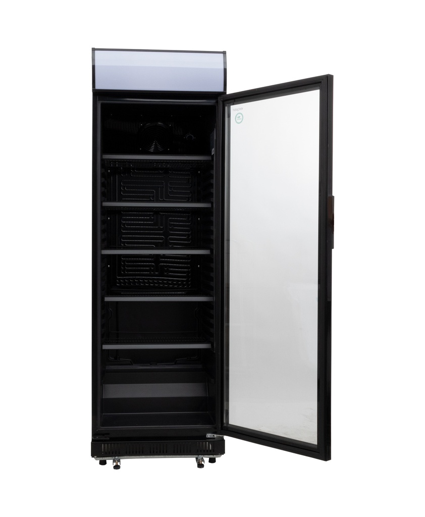 Exquisit ELDC400.3XLB Display Koelkast 194cm 347l Zwart