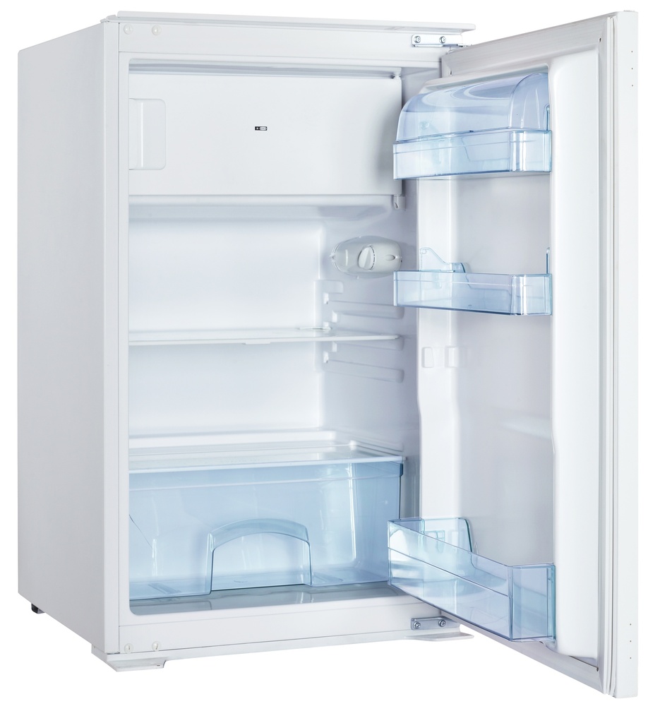 Exquisit EKS131-4-E-040E Koelkast Ingebouwd 88cm 118l Glijscharnier Wit