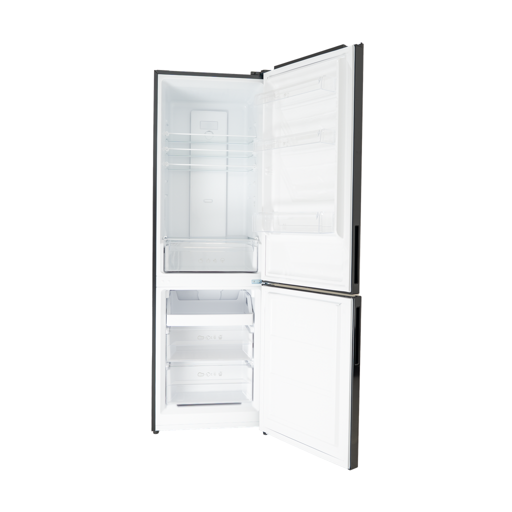 Exquisit KGC250-80-NF-040DB Koel/Vries-Combi 181cm 247l NoFrost Zwart