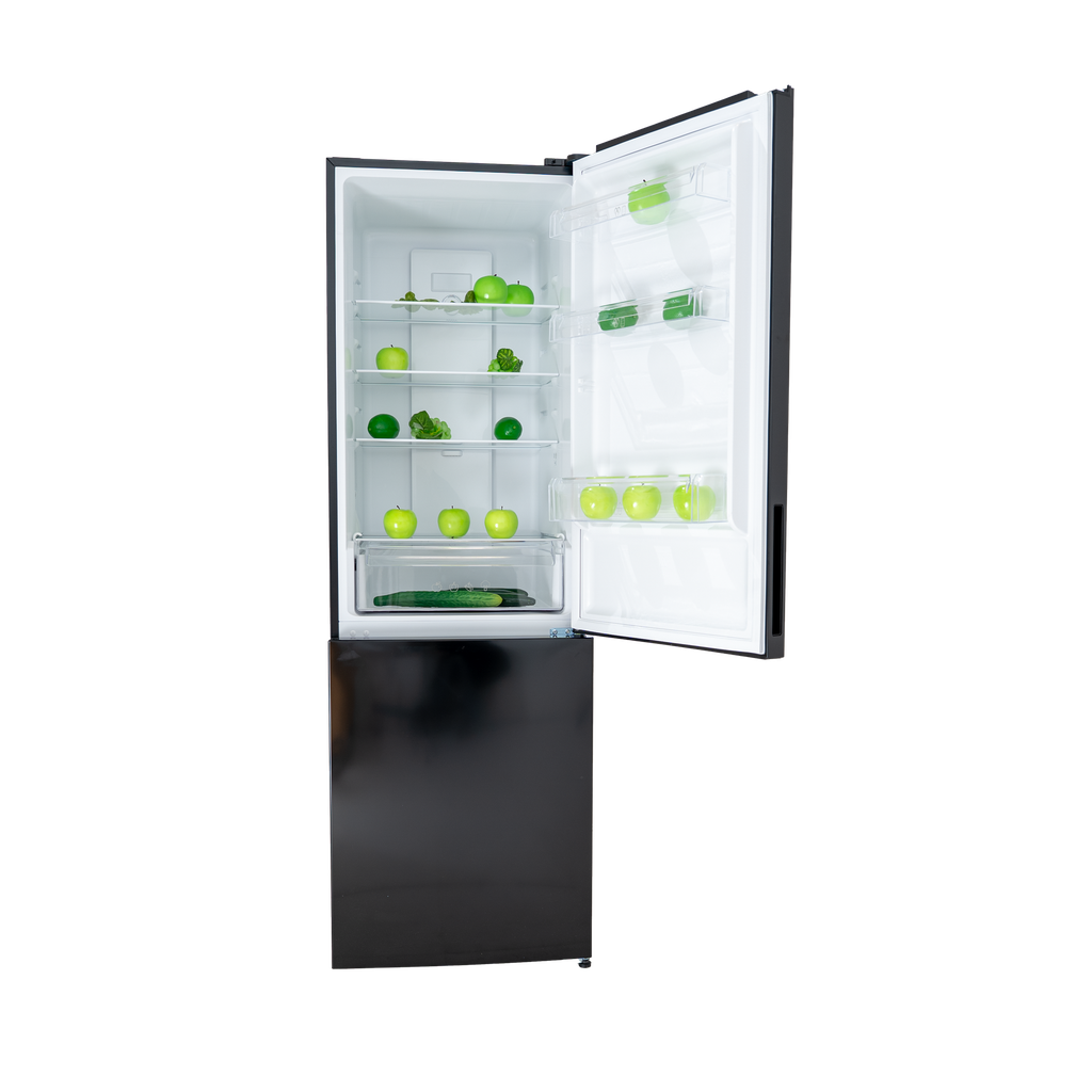 Exquisit KGC295-80-NF-041EB Koel/Vries-Combi 186cm 293l NoFrost Zwart