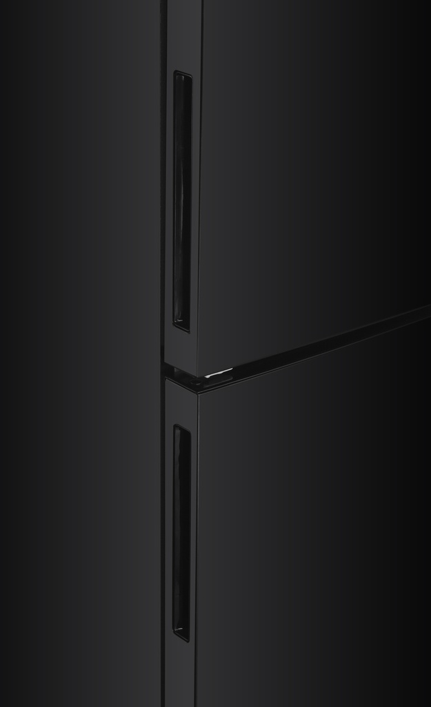 Exquisit KGC295-80-NF-041EB Koel/Vries-Combi 186cm 293l NoFrost Zwart