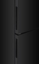 Exquisit KGC295-80-NF-041EB Koel/Vries-Combi 186cm 293l NoFrost Zwart