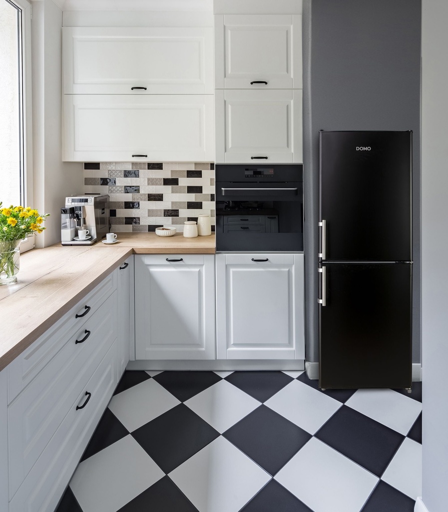 Domo DO91306C Koel/Vries-Combi 148x52cm 138l Zwart