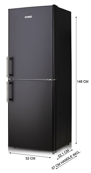 Domo DO91306C Koel/Vries-Combi 148x52cm 138l Zwart