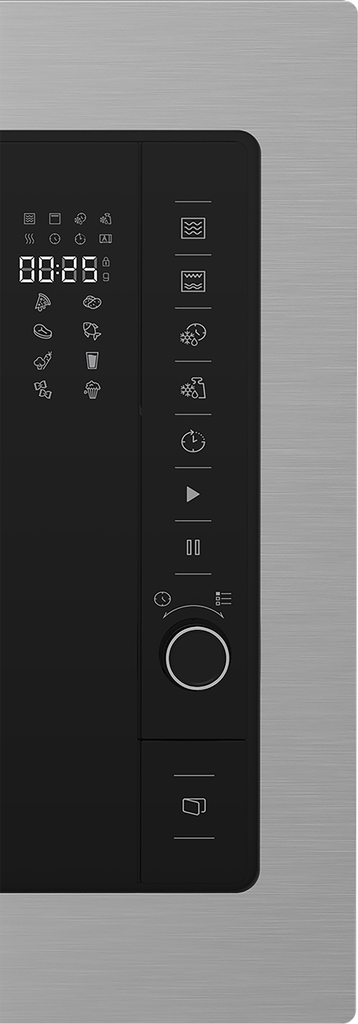 Beko BMGB25332BG Inbouw Combi Microgolfoven Grill 38cm 25l 900 W Zwart