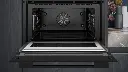 Siemens CM776G1B1 Inbouw Oven met Microgolf 900W 45cm 45l Pyrolyse Zwart
