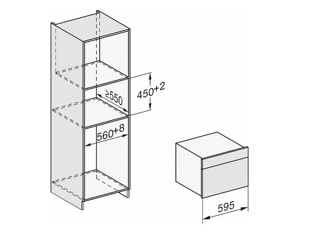 Miele DG 7240 CS Inbouwstoomoven PureLine 45cm 40l Cleansteel