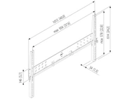 Vogels PFW5505 Display Muurbeugel 50"-70" vast Zwart