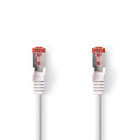 Nedis CCGB85221WT025 CAT6 Netwerkkabel RJ45 S/FTP 25cm Binnenshuis LSZH Wit 