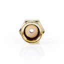 Connecteur SMA Nedis CSGB02900GD plaqué or, sertissage 50 ohms, diamètre max. 2,55 mm, or, 2 pièces