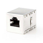 Nedis CCGB89011ME Netwerkkoppeling CAT5e / CAT6 Afgeschermd RJ4 Metaal 