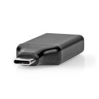 Nedis CCGB64650GY USB 3.2 Gen 1 Adapter USB-C - HDMI Vrouwelijk 4K@60Hz Vernikkeld Zwart
