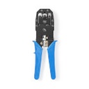Nedis CCGB89510BU Krimptang CAT5 / CAT5e / CAT6 / CAT6a / CAT7 RJ10 / RJ11 / RJ45 Blauw
