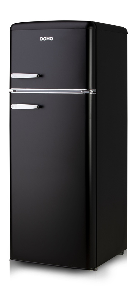 Domo DO91775R Vrijstaande Koel/Vries-Combi 145cm 206l Zwart