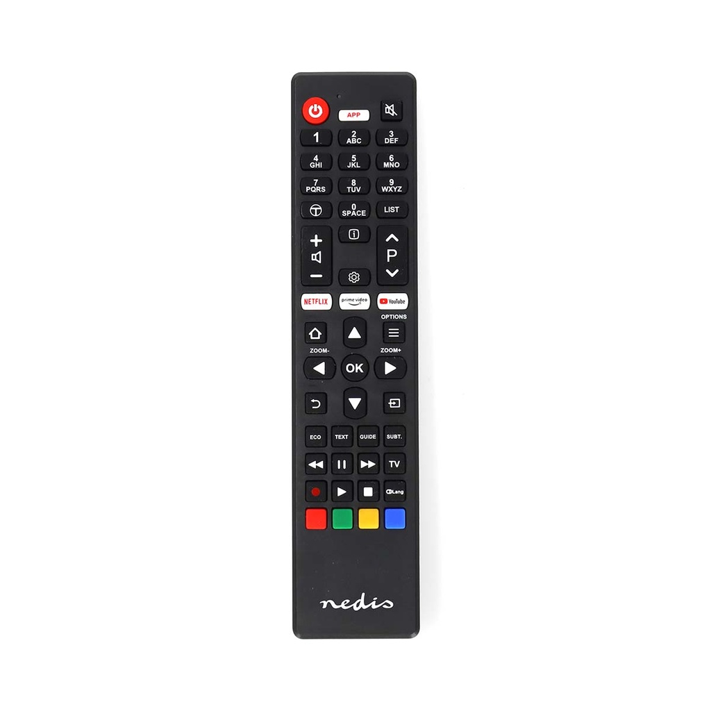 Nedis TVRC45TCBK Afstandsbediening Geschikt voor TCL/Thomson Zwart