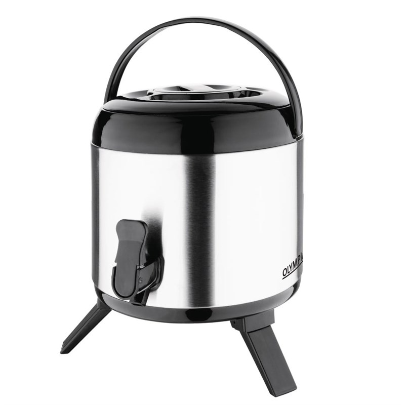 Olympia DH709 Drankdispenser dubbelwandig 6l RVS Grijs