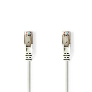 Nedis CCGB85121WT50 CAT5e Network Cable SF/UTP RJ45 5m White