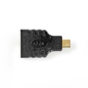 Nedis CVGB34907BK HDMI 1.4-Adapter Micro-HDMI - HDMI Vrouwelijk Zwart 