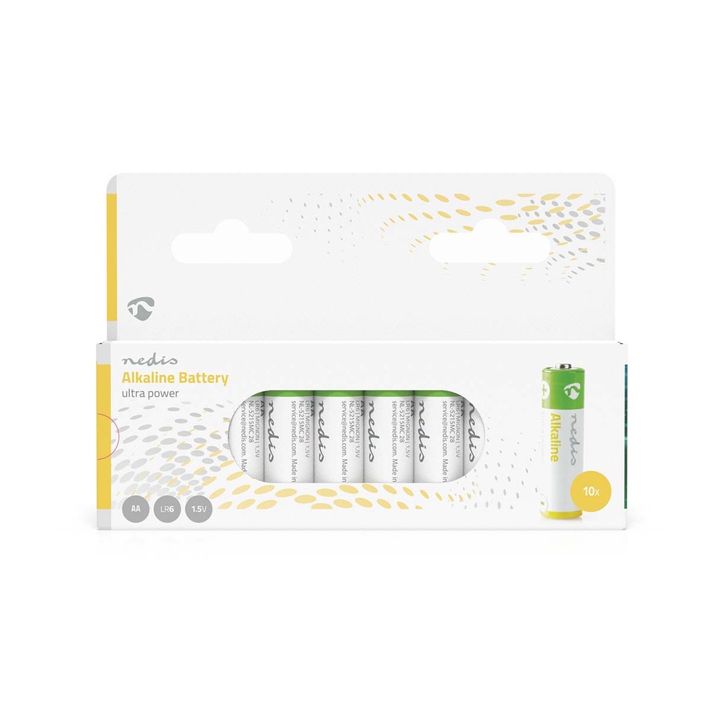 Nedis BAAKLR610BL Alkaline-Batterij AA 1.5 V DC 10-Pak