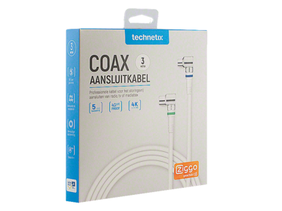 Technetix Coaxkabel RLA++21 - 3 mtr. [Telenet geschikt]