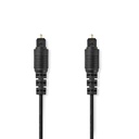 Nedis CAGL25000BK50 Optische Audiokabel TosLink Male 5m Zwart
