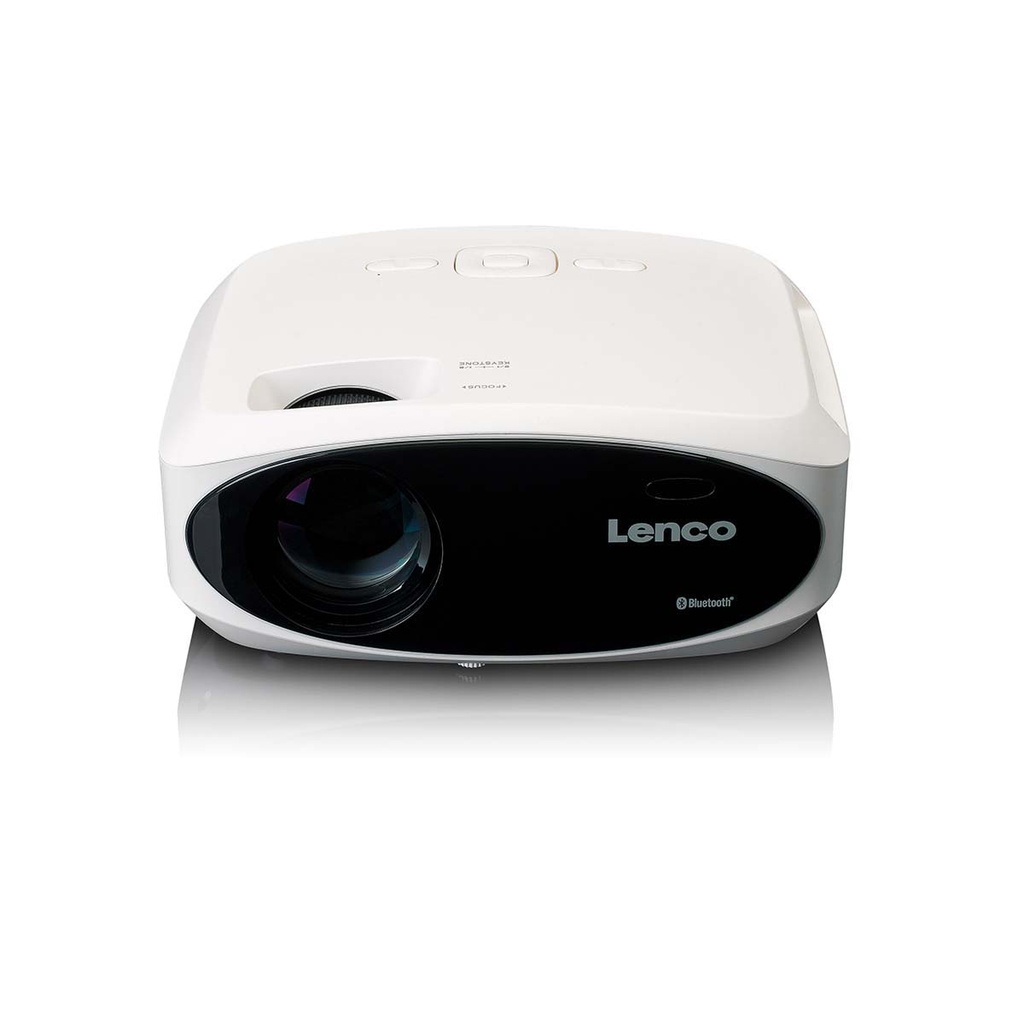 Lenco LPJ-900WH 1080p LCD-projector met Bluetooth Wit