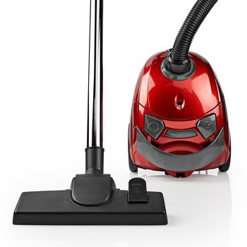 Nedis VCBG100RD Stofzuiger Met Zak 1.5l 700W Rood