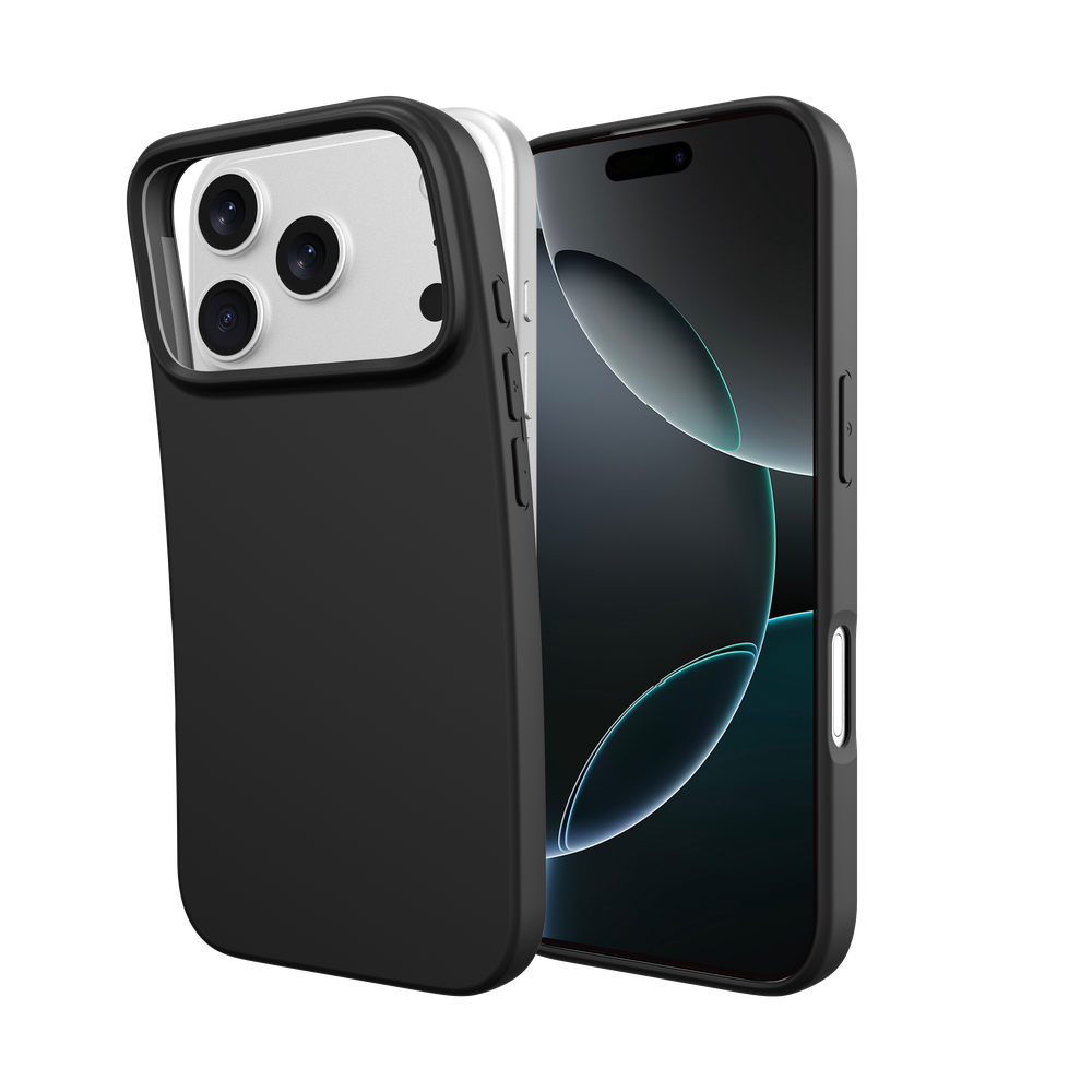 Just in Case MAP2762ZC1 Zachte TPU Back Cover Zero% iPhone 17 Pro Zwart