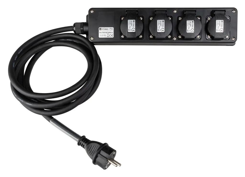 Professionele IP44 Priezenblok 4 x (3G2.5 - 3m)