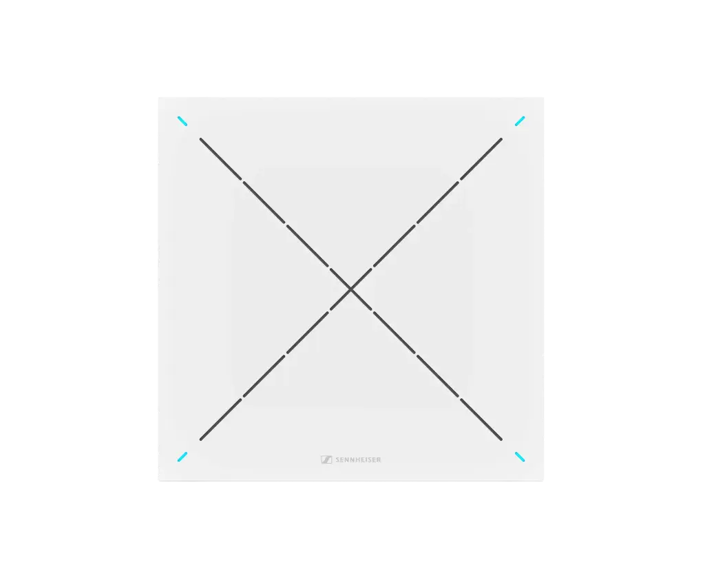 Sennheiser 507488  TeamConnect Ceiling 2 PoE Beamforming Mic Wit