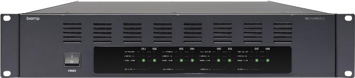 Biamp - REVAMP8250 - 19" 8-kanaals Eindversterker 250/125W 4/8Ω  